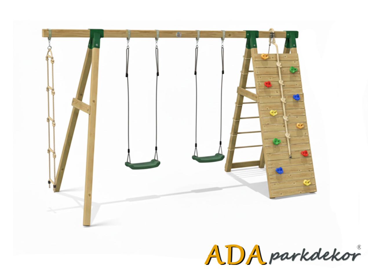 30625 Ahşap Tırmanmalı Salıncak Seti